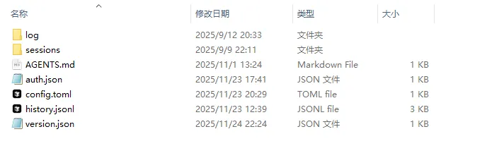 .codex 目录内容